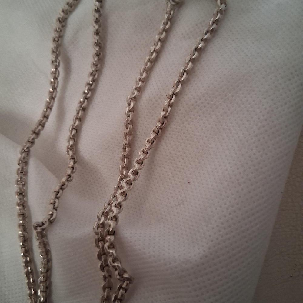 Elegant Silver Chain Necklace Large 19gr